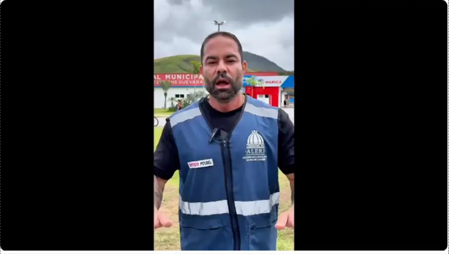Matéria sobre suspensão de licitação em Maricá após denúncias de Filippe Poubel