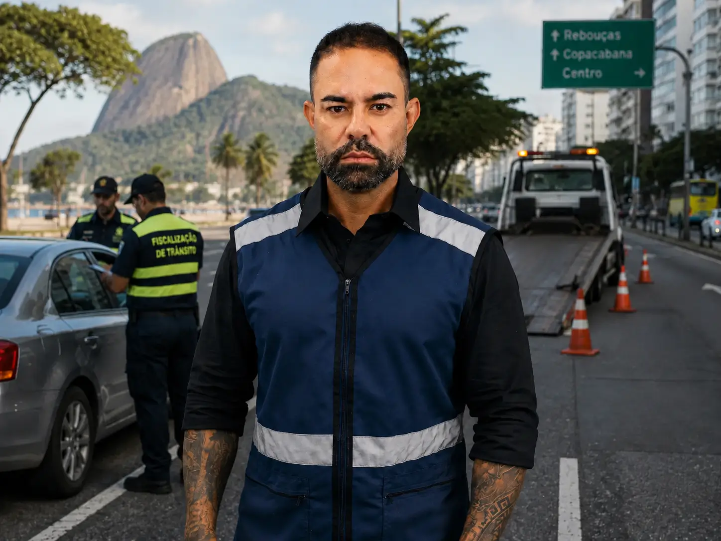 Fiscalização de trânsito e reboques